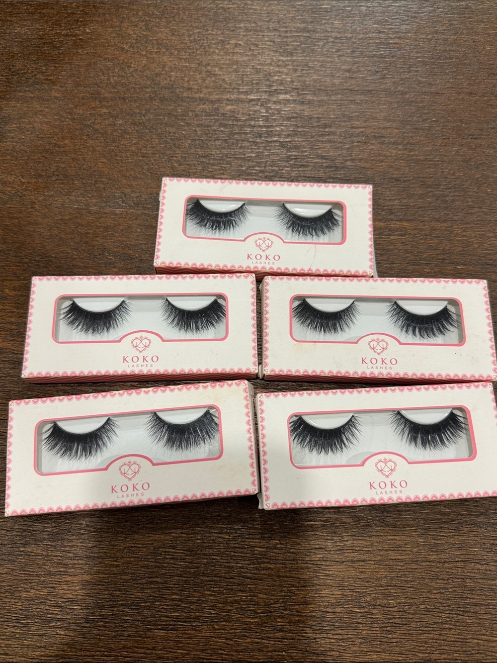 Koko Lashes BELLA 5-Pack Dramatic Black False Eyelashes
